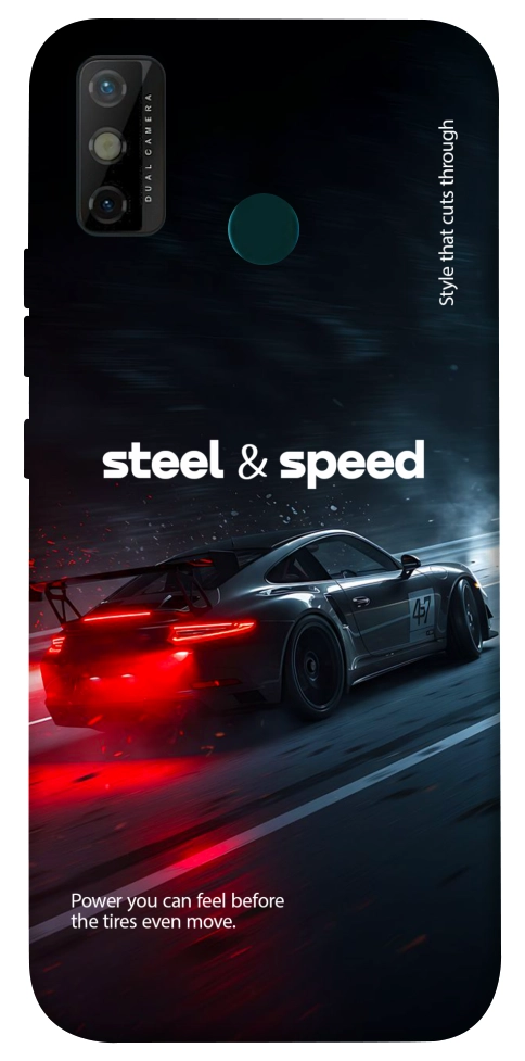 Чохол Black and red care для TECNO Spark 6 Go