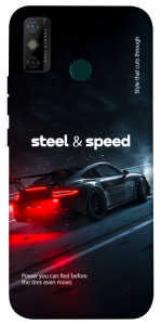Чехол Black and red care для TECNO Spark 6 Go