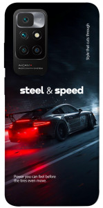 Чехол Black and red care для Xiaomi Redmi 10