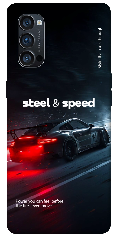 Чехол Black and red care для Oppo Reno 4 Pro 5G
