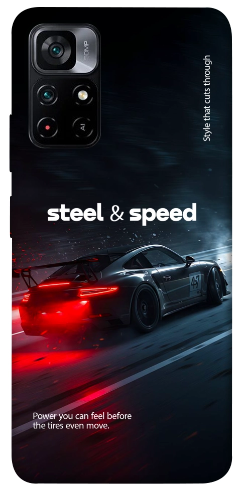 Чохол Black and red care для Xiaomi Poco M4 Pro 5G