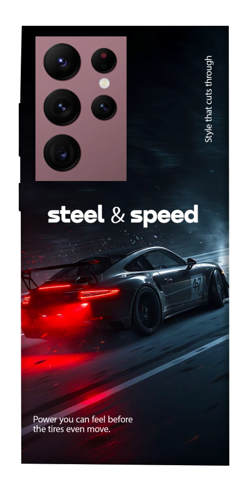 Чохол Black and red care для Galaxy S22 Ultra