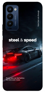 Чохол Black and red care для Tecno Camon 18 P