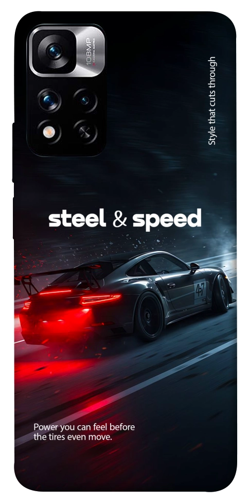 Чехол Black and red care для Xiaomi Redmi Note 11 5G