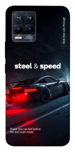 Чехол Black and red care для Realme 8
