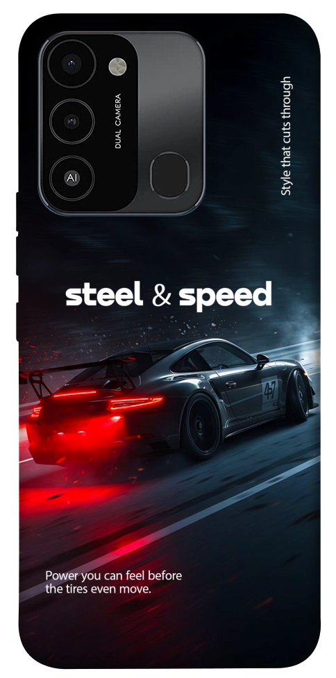 Чехол Black and red care для TECNO Spark Go 2022 (KG5m)