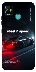 Чехол Black and red care для TECNO Pop 5