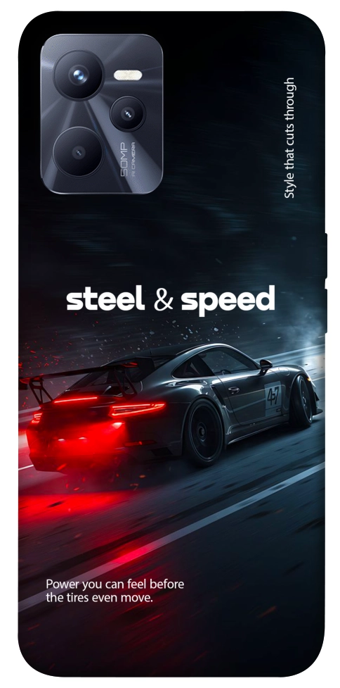Чехол Black and red care для Realme C35