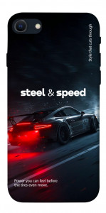 Чехол Black and red care для iPhone SE (2022)