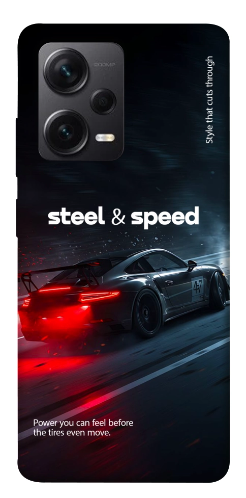 Чехол Black and red care для Xiaomi Redmi Note 12 Pro+