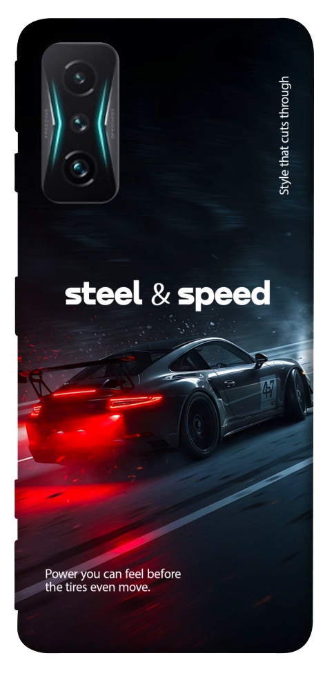 Чехол Black and red care для Xiaomi Redmi K50 Gaming