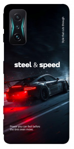 Чехол Black and red care для Xiaomi Redmi K50 Gaming