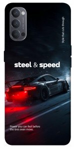 Чехол Black and red care для Oppo Reno 4