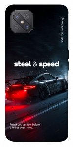Чехол Black and red care для Oppo A92s