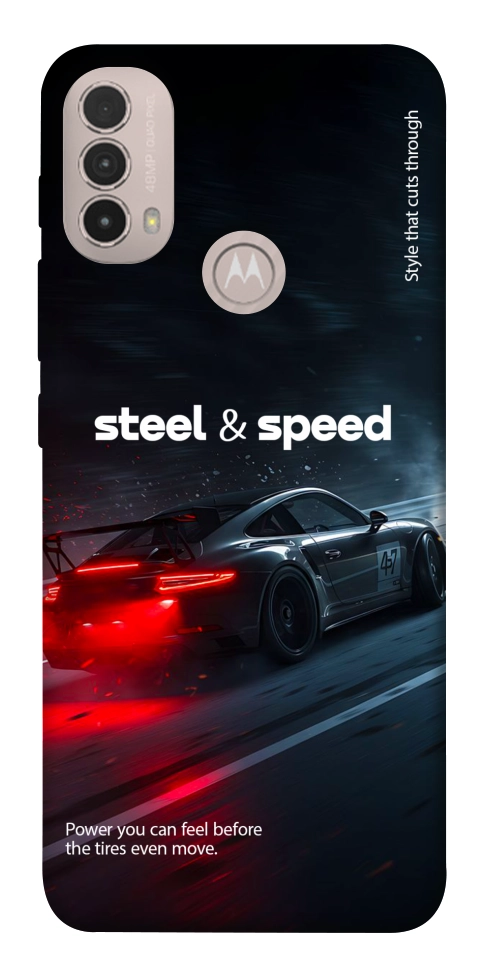 Чохол Black and red care для Motorola Moto E40