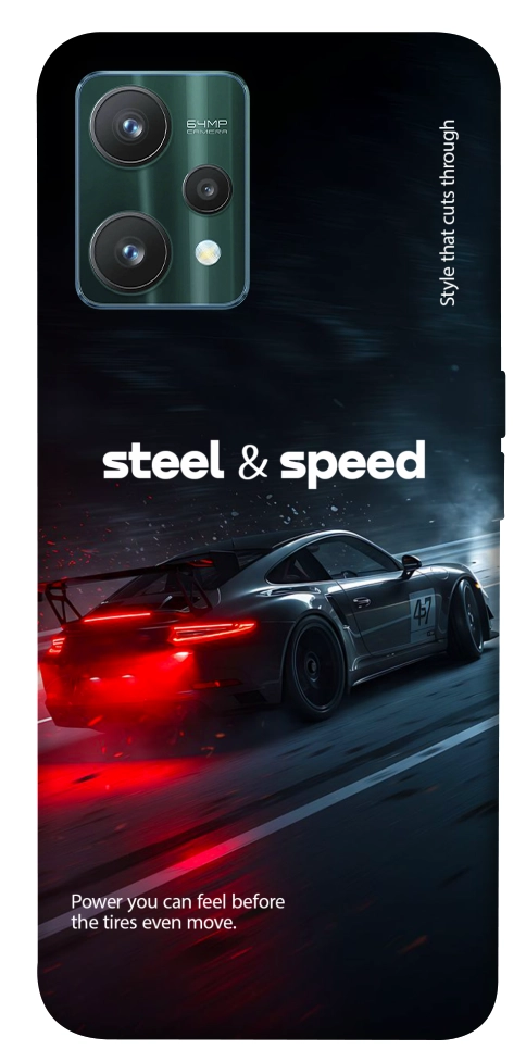 Чохол Black and red care для Realme 9 Pro