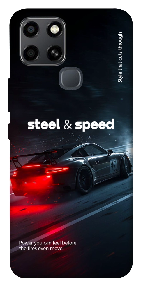 Чехол Black and red care для Infinix Smart 6