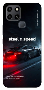 Чехол Black and red care для Infinix Smart 6