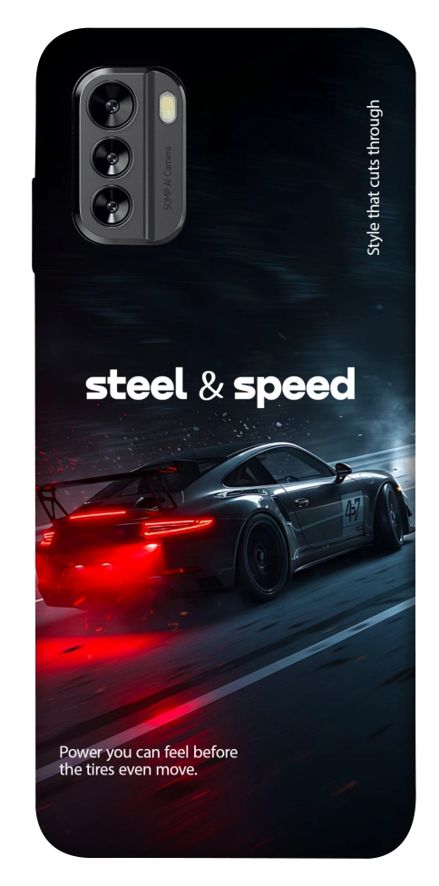 Чохол Black and red care для Nokia G60
