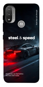 Чехол Black and red care для Motorola Moto E20