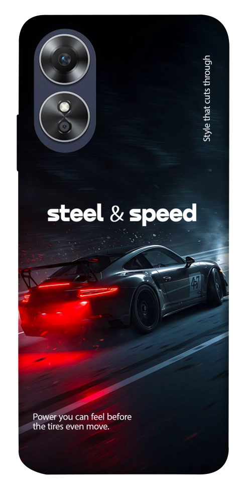 Чохол Black and red care для Oppo A17