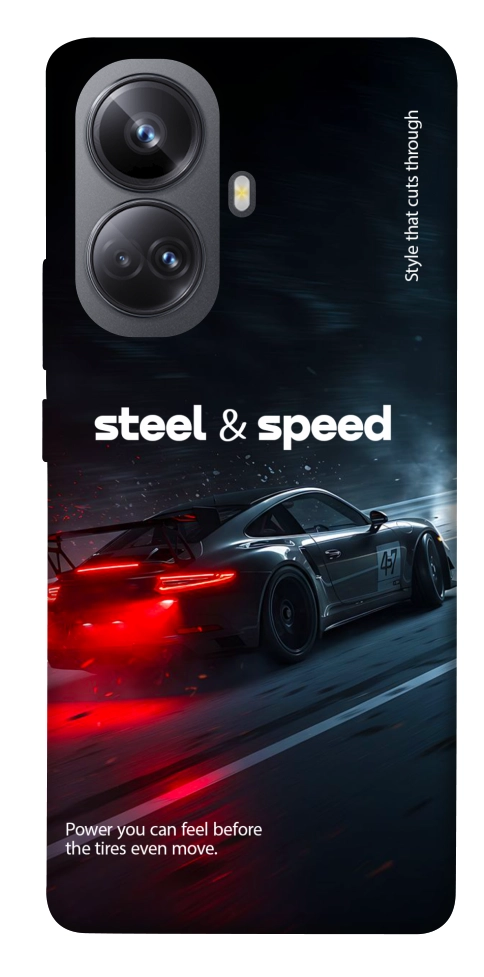 Чохол Black and red care для Realme 10 Pro+