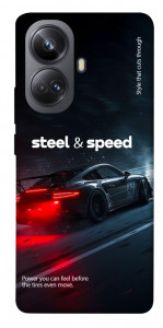 Чехол Black and red care для Realme 10 Pro+