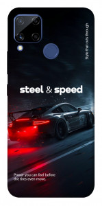 Чехол Black and red care для Realme C15