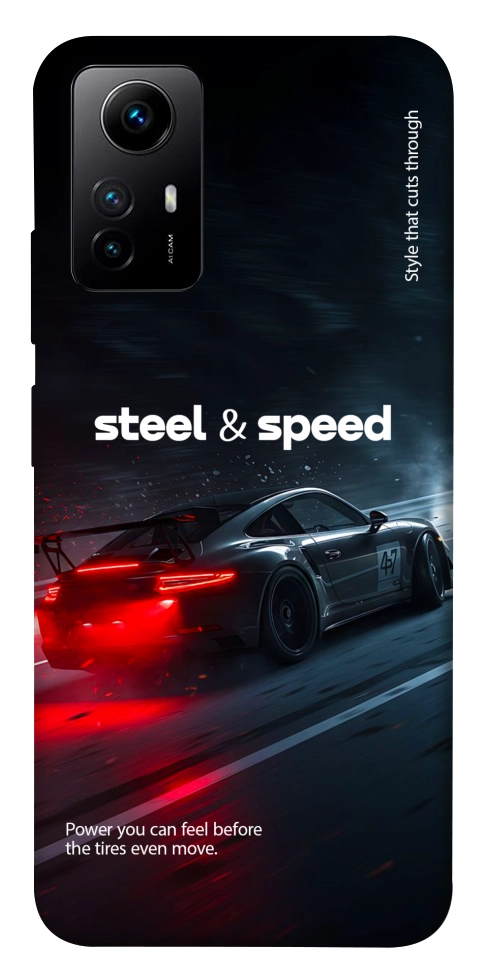 Чехол Black and red care для Xiaomi Redmi Note 12S