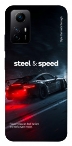 Чехол Black and red care для Xiaomi Redmi Note 12S