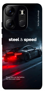 Чохол Black and red care для Tecno Spark Go 2023