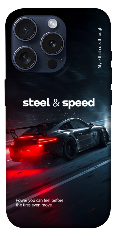 Чехол Black and red care для iPhone 15 Pro