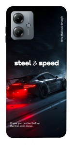 Чехол Black and red care для Motorola Moto G14