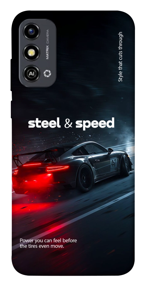 Чехол Black and red care для ZTE Blade A53