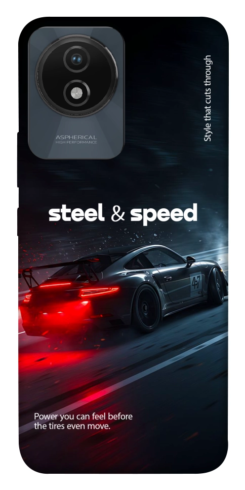 Чехол Black and red care для Vivo Y02