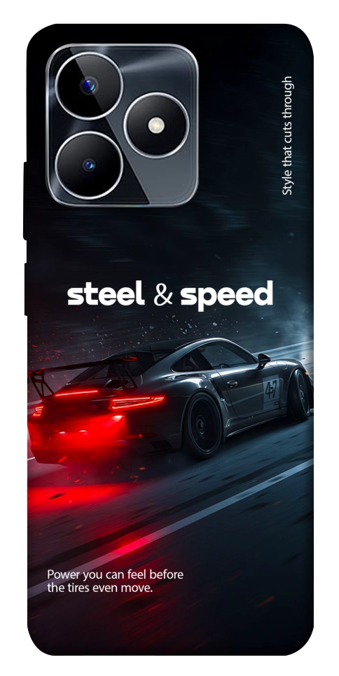 Чохол Black and red care для Realme C53