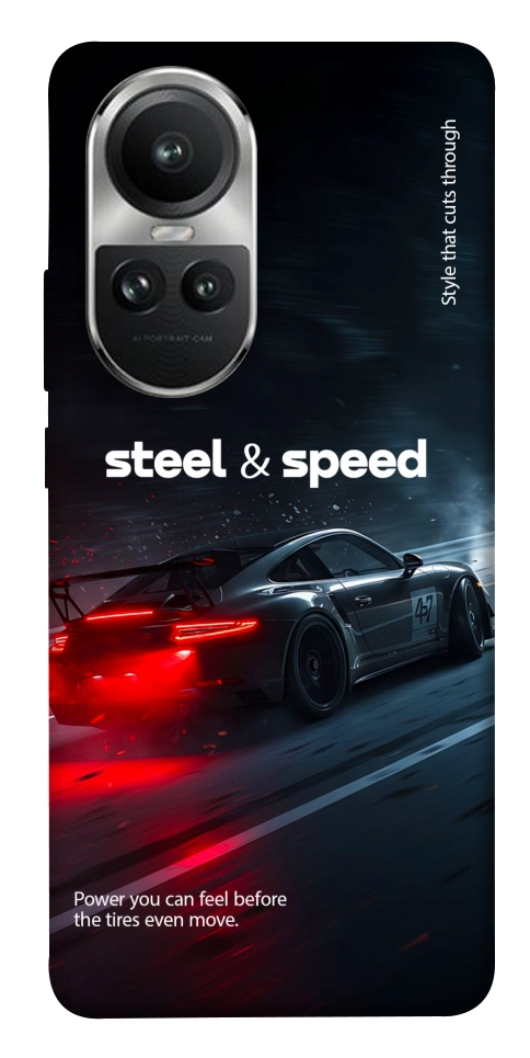Чехол Black and red care для Oppo Reno 10