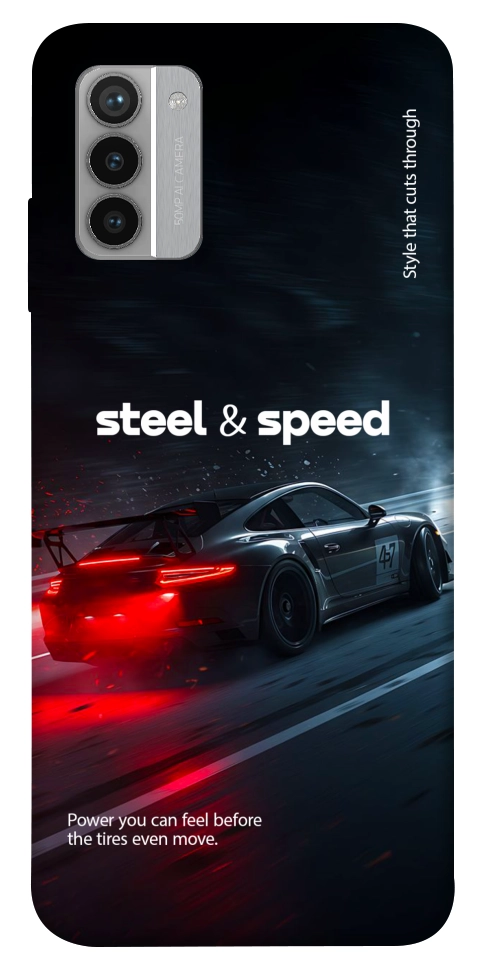 Чохол Black and red care для Nokia G42