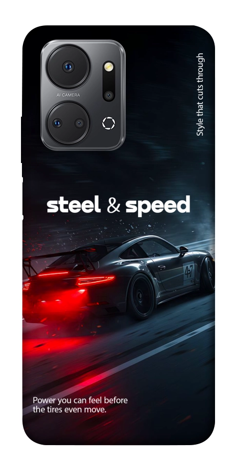 Чохол Black and red care для Huawei Honor X7a