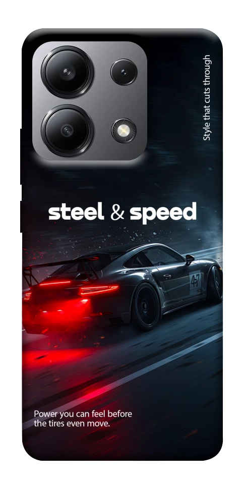 Чохол Black and red care для Xiaomi Redmi Note 13 4G