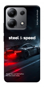 Чохол Black and red care для Xiaomi Redmi Note 13 4G