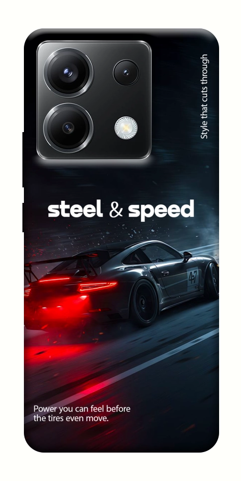 Чохол Black and red care для Xiaomi Poco X6
