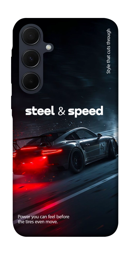 Чехол Black and red care для Galaxy A55