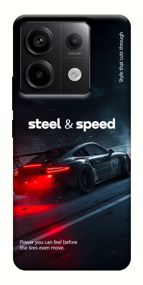 Чохол Black and red care для Xiaomi Redmi Note 13 Pro 4G