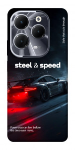Чохол Black and red care для Infinix Hot 40