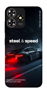 Чехол Black and red care для ZTE Blade A73 4G