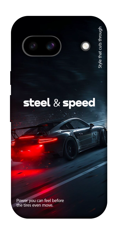 Чехол Black and red care для Google Pixel 8a