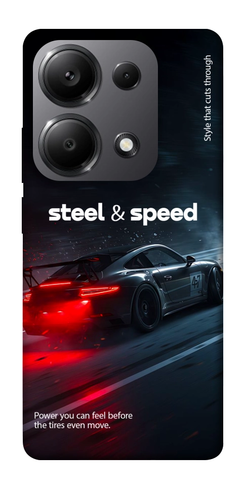 Чехол Black and red care для Xiaomi Redmi Note 13 Pro 5G