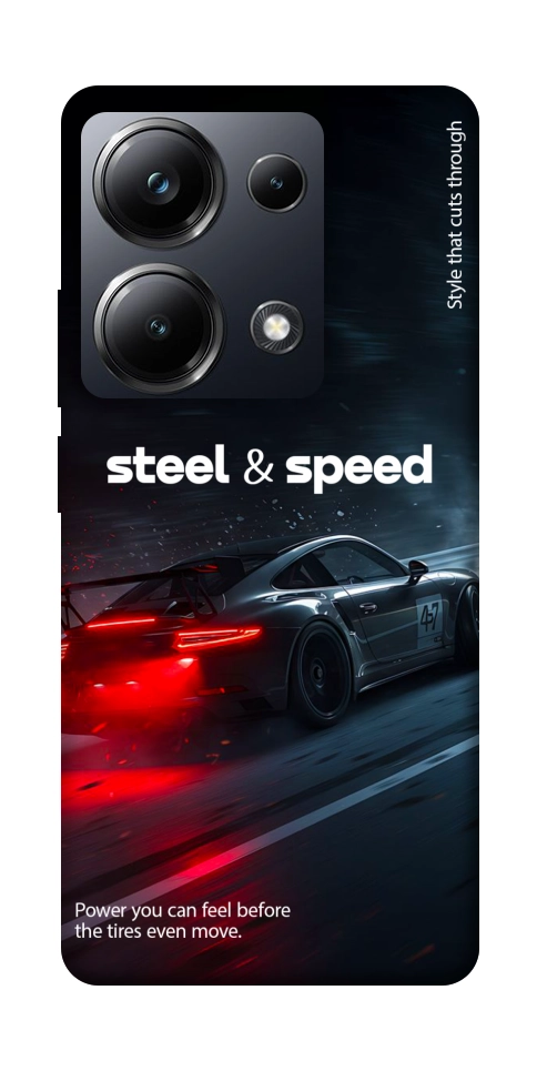 Чохол Black and red care для Xiaomi Poco M6 Pro 4G