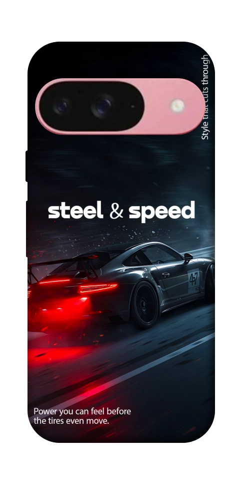Чехол Black and red care для Google Pixel 9
